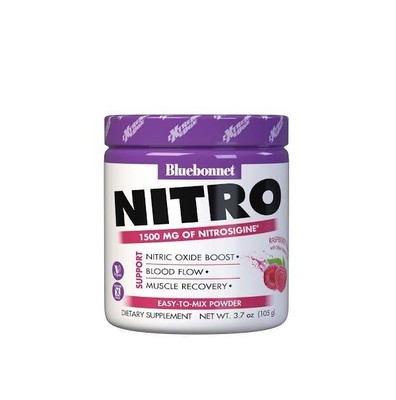 Порошок Bluebonnet Extreme Edge Nitro Powder со вкусом малины, 3,7 унции (105 грамм)