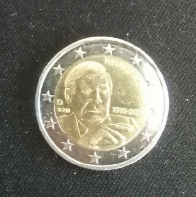2 EURO GERMANIA 2018 ZECCA A Commemorativa HELMUT SCHMIDT Germany Coin Fdc UNC