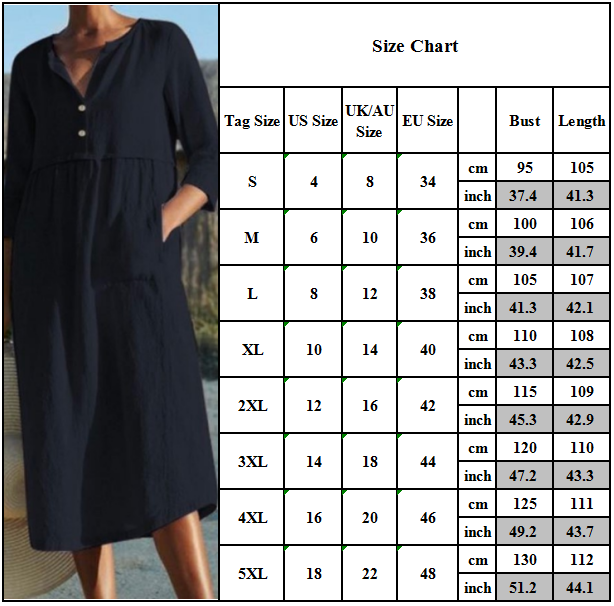 Damen Kaftan Midikleid Sommerkleid Strandkleid Baggy Kleider Freizeit Shirtkleid
