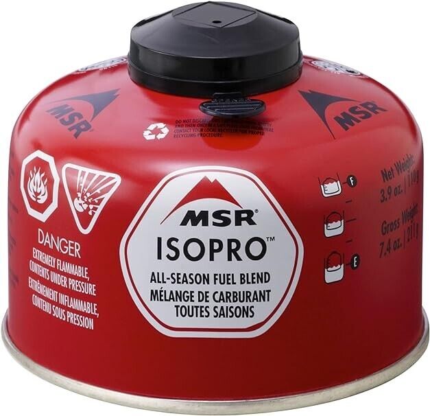 MSR IsoPro Fuel Canister for Backpacking and Camping Stoves,