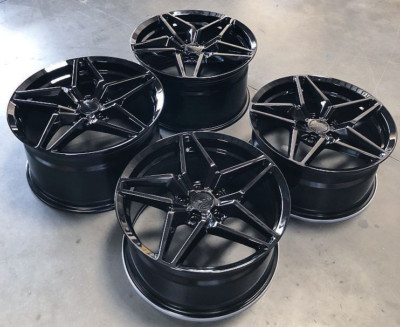 20x10 / 20x11 MRR Flow Forged M755 For Chevy Camaro Gloss Black 20'' Wheels 