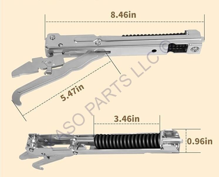 NEW IMPROVED FRIGIDAIRE 318024747, 318024715 HINGE SET (2 HINGES)