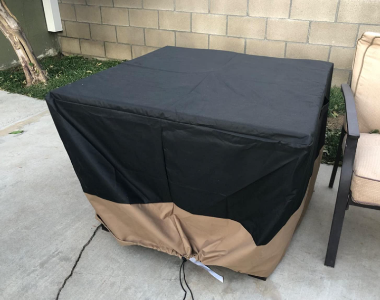 40"x 40" Waterproof Patio Square Cover 600D for Outdoor Fire Pit Table Furniture