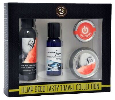 Earthly Body Hemp Seed Tasty Travel Collection Watermelon, New