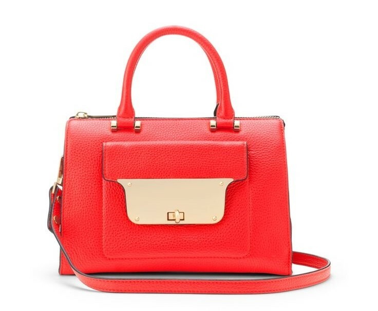 Milly Isabella Women's Pebble Small Tote Bag in Red - $375 Luxury Handbag