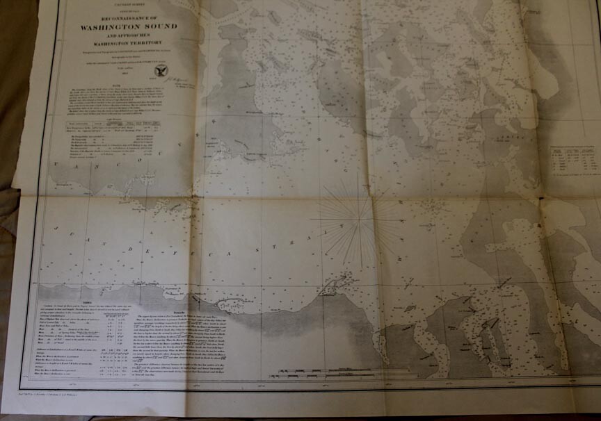 1862 Reconnaissance of Washington (Puget) Sound & Approach Washington Territory