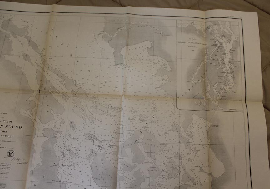 1862 Reconnaissance of Washington (Puget) Sound & Approach Washington Territory