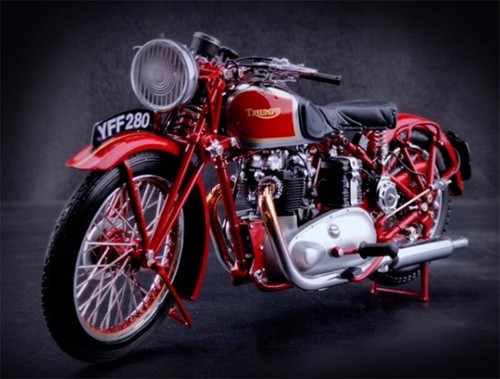 for Minichamps for TRIUMPH for SPEED for TWIN 1939 red 1:12