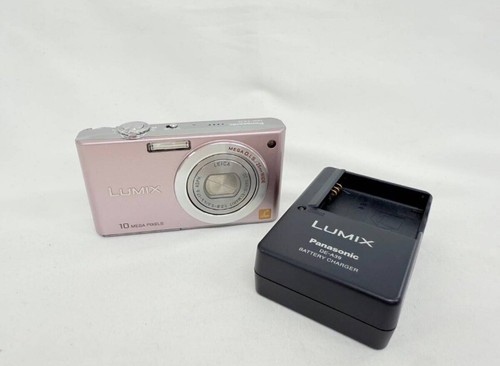 Panasonic Lumix DMC-FX35 10.1MP Digital Camera Pink Tested
