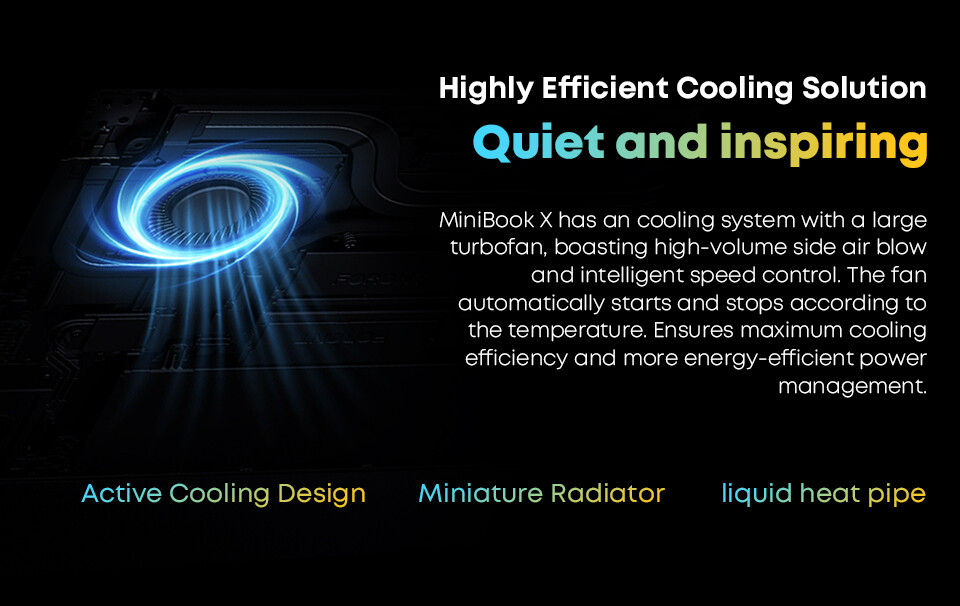 CHUWI 10.51'' MiniBook X  Windows 11 Laptop LPDDR5 12GB 512GB SSD Intel N100