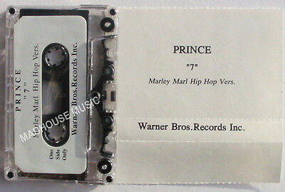 PRINCE ' 7 ' Marley Marl Hip Hop Version STUDIO Cassette Warners UNRELEASED Rare