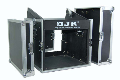Mixer Amp Combo Rack Mount Case W/Casters 12U x 8U DJK-12M8UC
