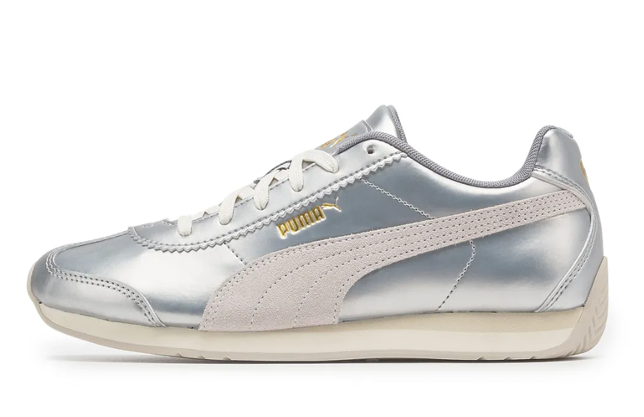 スニーカー [ PUMA ] TURIN 3 Golazo llic PUMA Turin 3 Golazo Metallic Unisex Lifestyle Casual Shoes