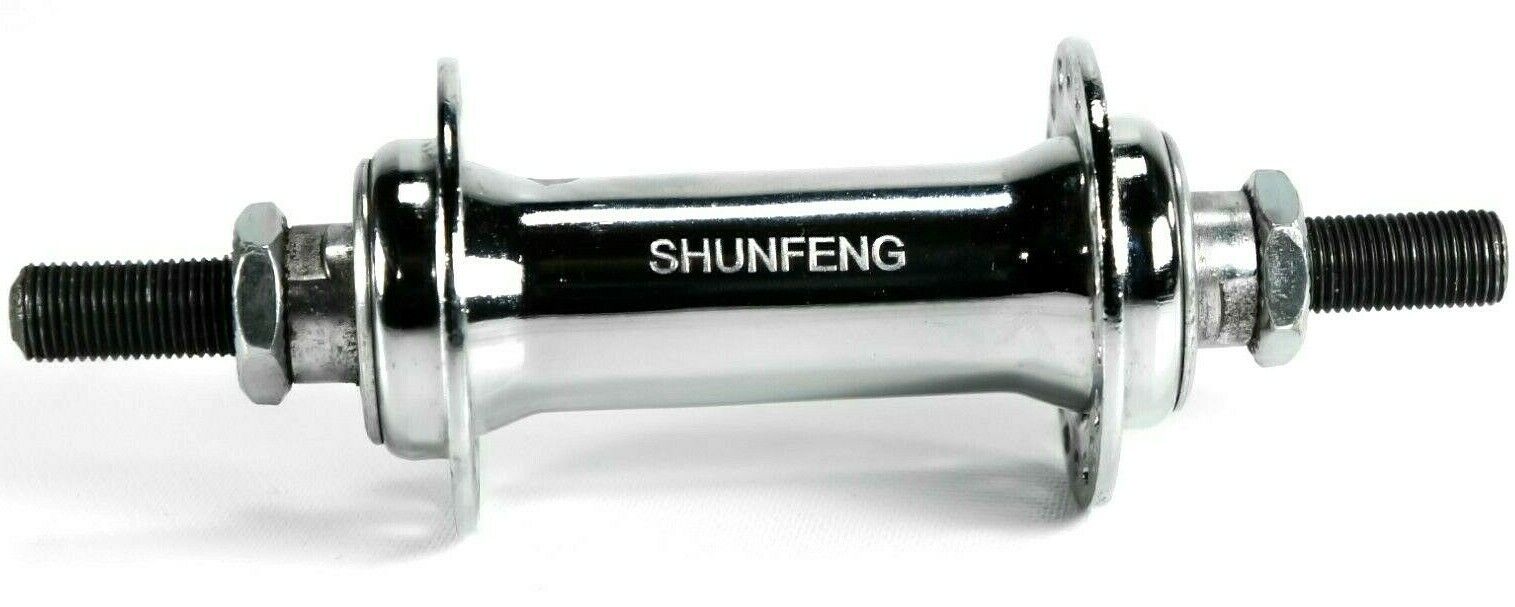 Shunfeng Silver High Performance Front Wheel Hub Screw On Shunfeng Silver High Performance Front Wheel Hub Screw On
