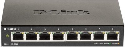 8-Port Gigabit Smart Managed Switch | 8 Gbe Ports | L2 | Vlans | Cable Diagnosti