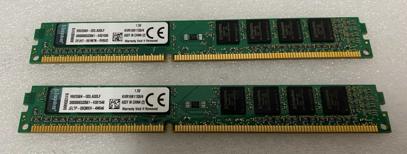 Kingston - Kingston製　KVR16S11S8/4　SODIMM DDR3 4GB KVR16S11S8/4 | Kingston 4 GB DDR3 Laptop RAM, 1600MHz