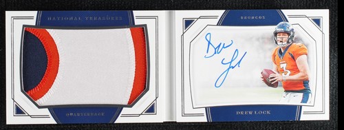 2019 Panini National Treasures Drew Lock #PSB-DL