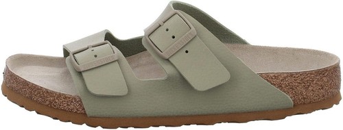 Pre-owned Birkenstock Unisex Arizona Slippers, Olive Khaki, 9 Us Sz_8-8.5_olive Khaki