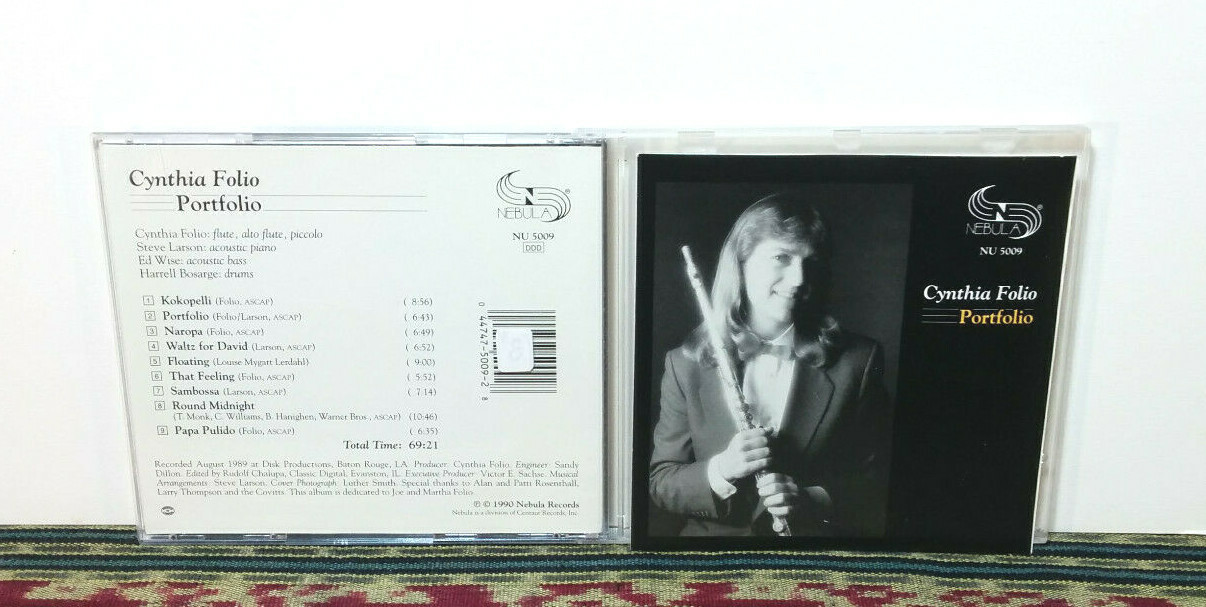 Cynthia Folio, Portfolio, CD 1990, NEBULA NU 5009, New Age