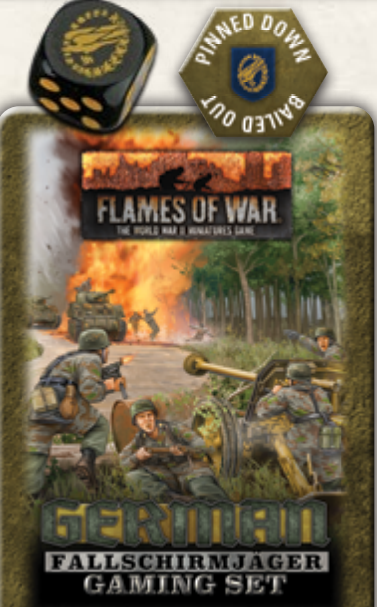 Игровой набор Fallschirmjager Tin Bulge German Flames of War Late War