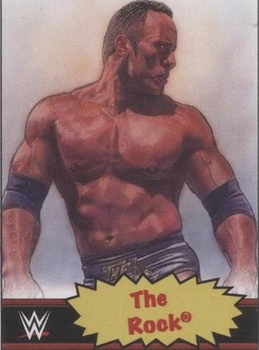 2021 Topps WWE Living Set - The Rock #82