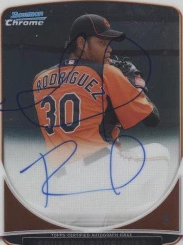 2013 Bowman Chrome - Eduardo Rodriguez #BCA-ER