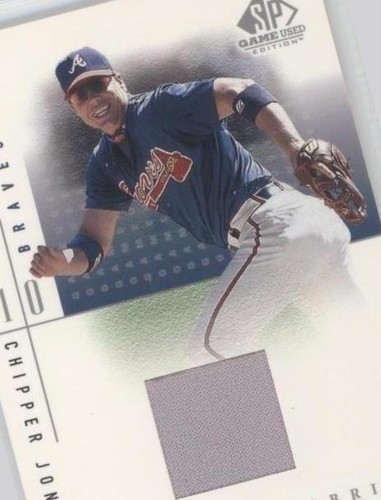 2001 SP Game Used Edition - Chipper Jones #CJ