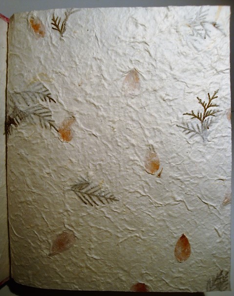 HANDMADE MULBERRY PAPER & ONION SKIN PHOTO PICTURE ALBUM-UNIQUE GIFT-RED