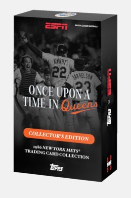 2021 TOPPS X ONCE UPON A TIME IN QUEENS COLLECTOR'S EDITION BOX BLOWOUT CARDS