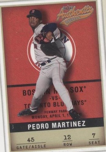2002 Fleer Authentix - Pedro Martinez #12