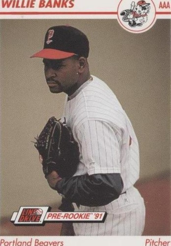 1991 Line Drive Pre-Rookie - Willie Banks #402