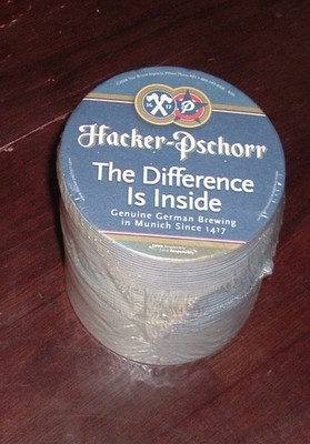 nos hacker-pschorr bar coasters lakeside grille