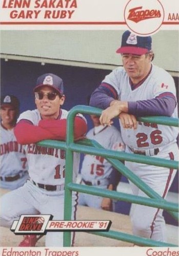 1991 Line Drive Pre-Rookie - Gary Ruby Lenn Sakata #175