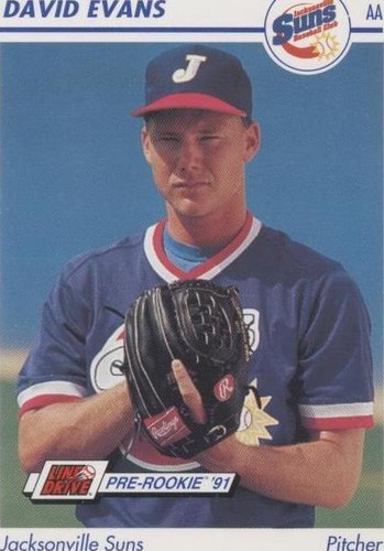 1991 Line Drive Pre-Rookie - David Evans #334