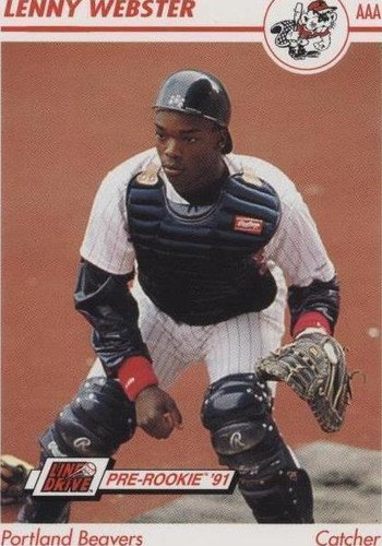 1991 Line Drive Pre-Rookie - Lenny Webster #422