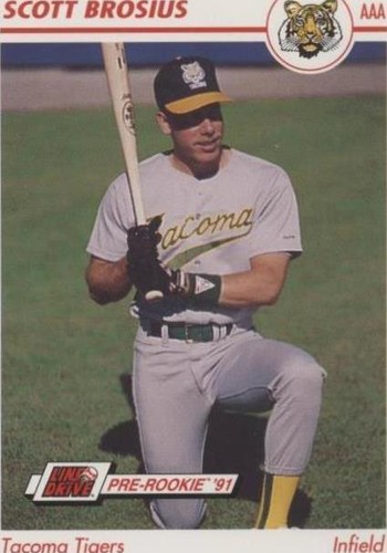 1991 Line Drive Pre-Rookie - Scott Brosius #529