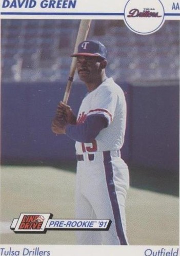 1991 Line Drive Pre-Rookie - David Green #582