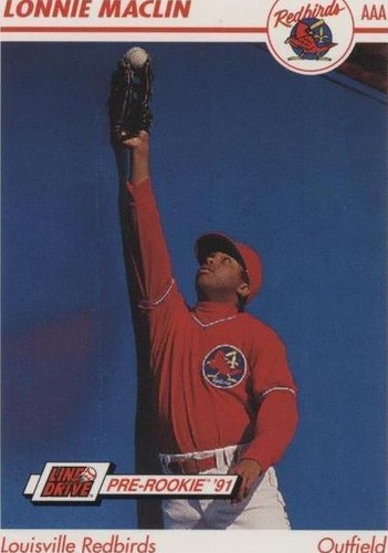 1991 Line Drive Pre-Rookie - Lonnie Maclin #239