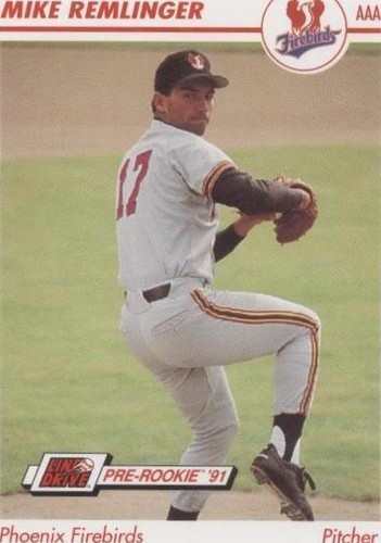 1991 Line Drive Pre-Rookie - Mike Remlinger #390