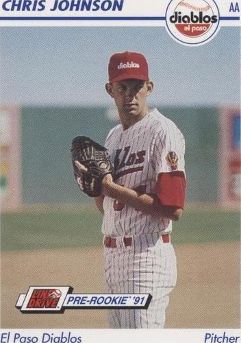 1991 Line Drive Pre-Rookie - Chris Johnson #189