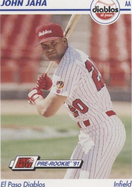 Line Drive 1991 pre-novato - John Jaha #188
