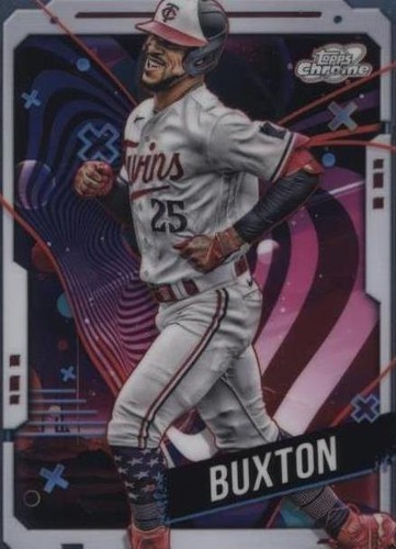 ToppsChrome2015 203 BYRON BUXTON RC ルーキー 2015 Topps Chrome Byron Buxton short print SP rookie RC #203