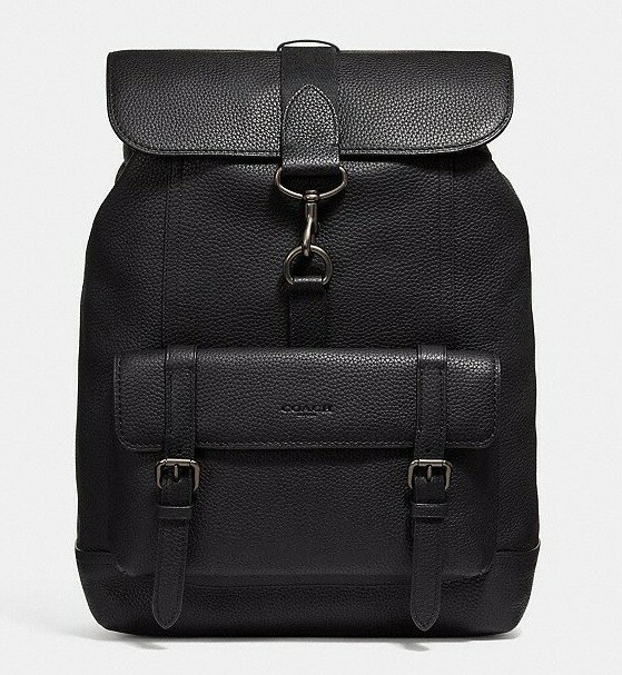 COACH ブラック リュック 保存袋付き COACH 残りわずかセール コーチ バックパックリュックサック