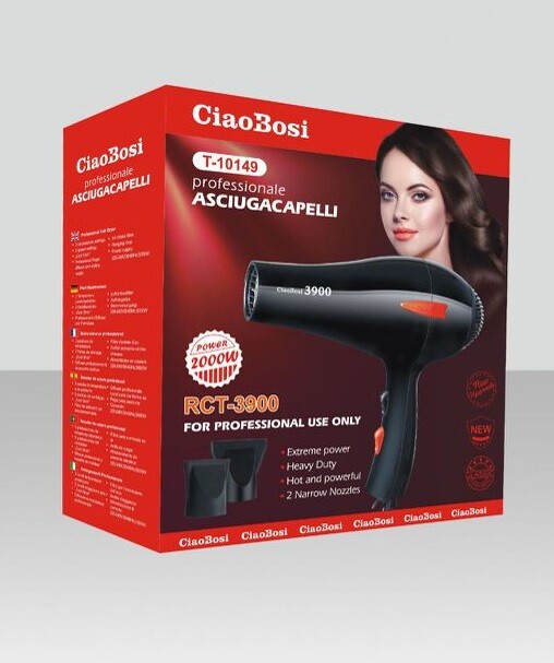 Asciugacapelli Phon 2000w Asciuga Capelli Professionale T-10149 linq