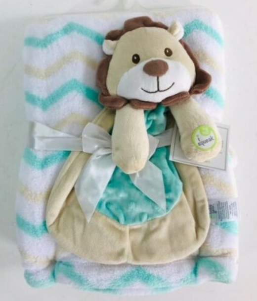 Set Squeaky Lion Toy