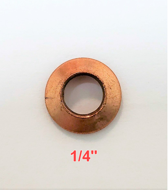 Copper FLARE Fitting GASKETS 45° FLARE: 3/16"; 1/4"; 3/8";  1/2"; & 5/8" *USA