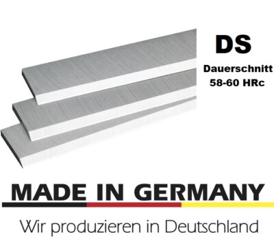 3 Hobelmesser Aus HSS 18% – 400 X 30 X 3 Mm, Extrascharf & Nachschärfbar