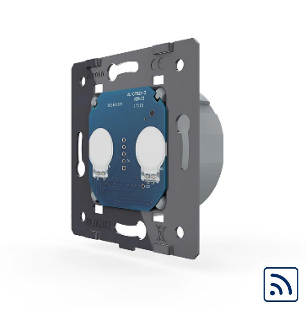 Livolo Design Glas Touch Lichtschalter Funk Steckdosen Dimmer Wechselschalter