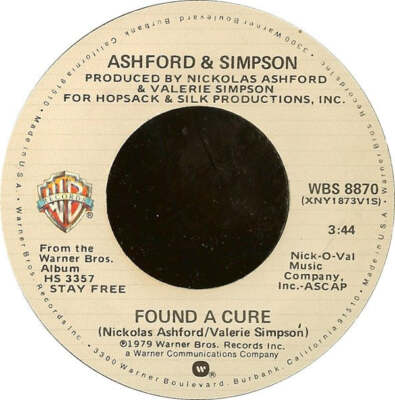 Ashford & Simpson - Found A Cure (7'', Single, 0-J) (Near Mint (NM or M-))