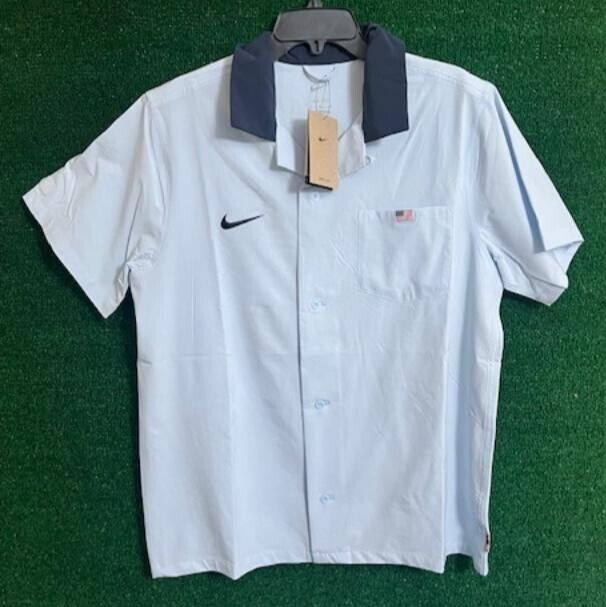 Nike Polo USA Shirt Bowling Sew Eagle Casual Dri-Fit FD6281